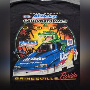 The 38th Annual‎ NHRA ACDelco Gatornationals 2007. Vintage Graphic Tee Size XL